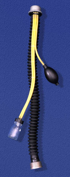 L pump hose with yellow tubing