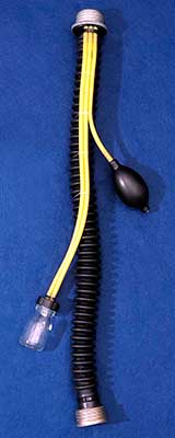 L hose with yellow tubing